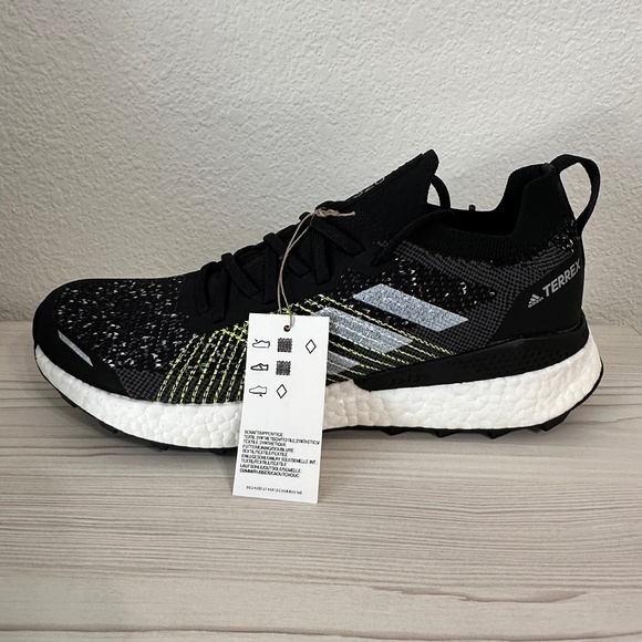 $180 Adidas Terrex Two Ultra Primeblue Trail Running Shoes Men size 10 H69066 - Picture 7 of 13